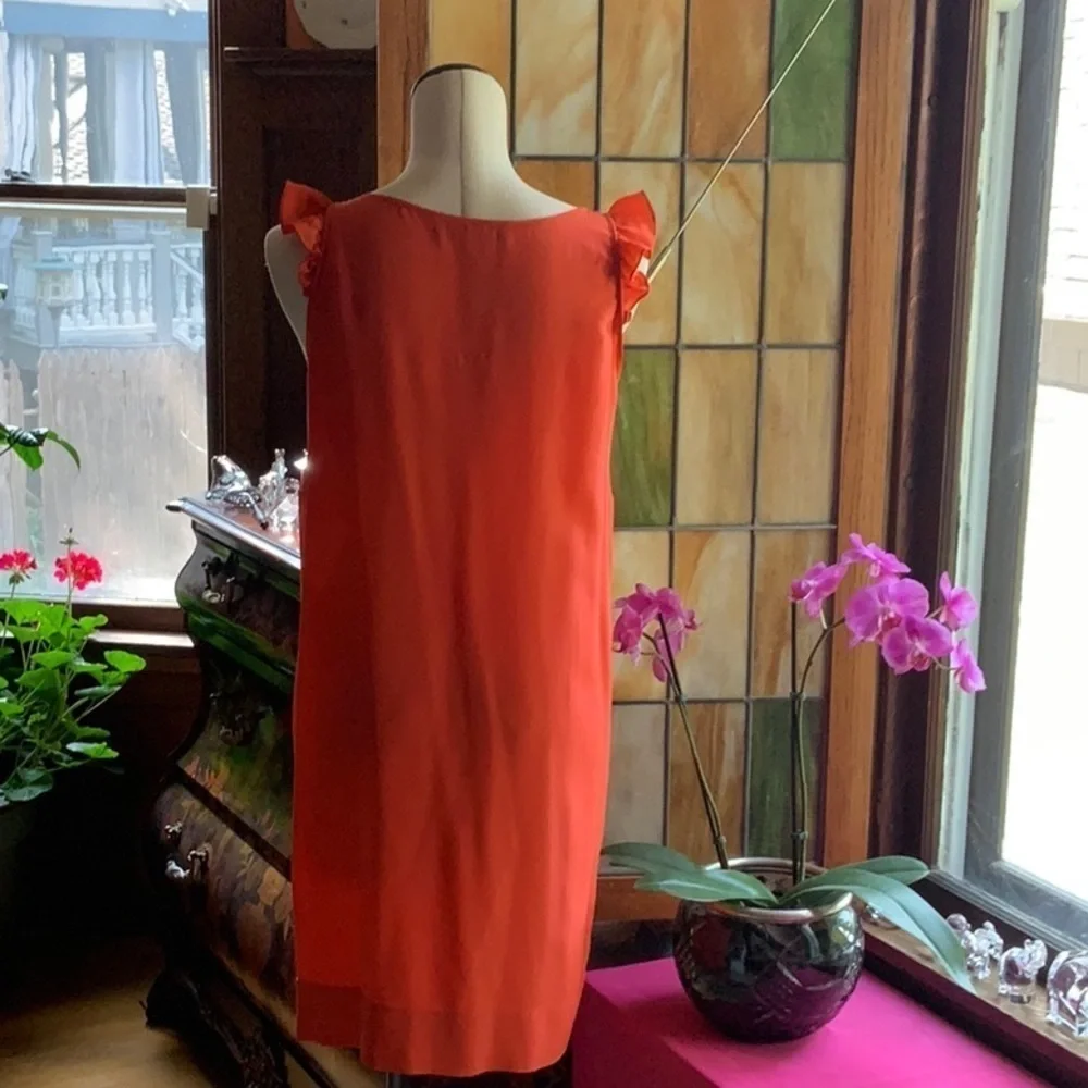 SOLD - Stella McCartney Silk Knee-Length Dress - Size: M / US8 / IT44 - Picture 3 of 3